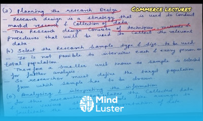 Marketing research process class 11 entrepreneurship notes