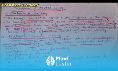 Importance of market survey class 11 entrepreneurship development notes