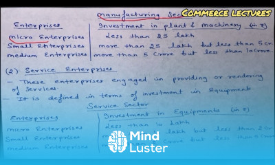 Micro small and medium enterprises class 11 entrepreneurship notes