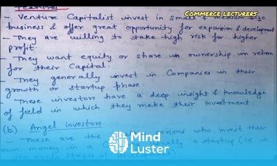 Different sources of financing class 11 entrepreneurship notes