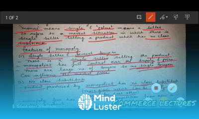 Monopoly and its features class 11 microeconomics notes