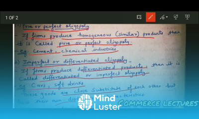 types of oligopoly class 11 microeconomics notes