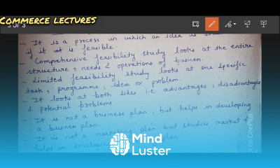 types and features of feasibility study class 11 entrepreneurship development notes