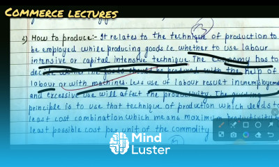 problems of economy how to produce what to produce and for whom to produce class 11 eco notes