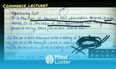 opportunity cost marginal opportunity cost marginal rate of transformation class 11 economics