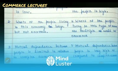 simple economy and complex economy class 11 microeconomics notes