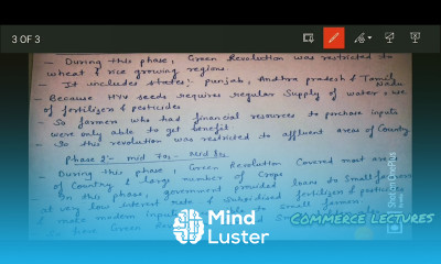 technical reforms HYV technology and green revolution class 12 Indian economic development