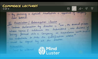 documents used in formation of company memorandum articles of association class 11 business