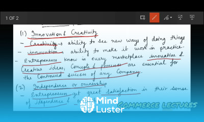 core values of an entrepreneur class 11 entrepreneurship notes