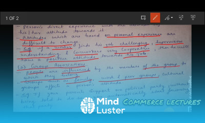 sources formation of attitude class 11 entrepreneurship development notes