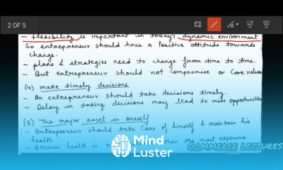 essential attitudes of an entrepreneur class 11 entrepreneurship development notes