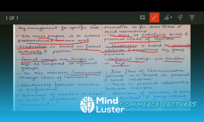 difference between formal and informal groups business organisation and management bcom bba