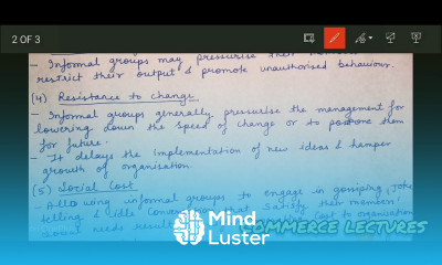 problems created by informal groups business organisation and management bcom mcom mba bba