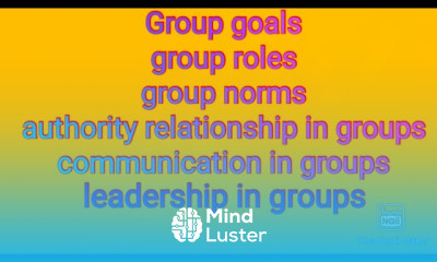 group properties organisational behaviour business organisation and management