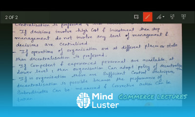 decentralisation and factors leading to decentralisation business organisation and management