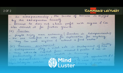 advantages of entrepreneurship class 11 entrepreneurship notes