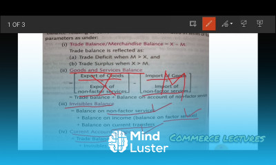estimation of balance related to current account class 12 macroeconomics notes