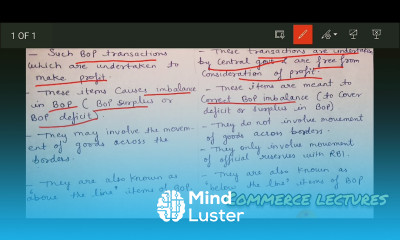 difference between autonomous and accomodating items class 12 macroeconomics notes
