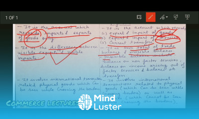 difference between balance of trade current account balance of payments class 12 macroeconomics