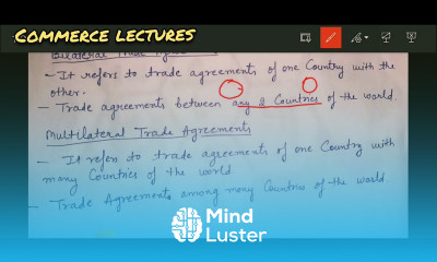 bilateral and multilateral trade agreements class 12 Indian economic development