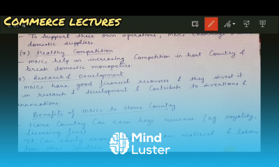 advantages of MNCs to home and host country business organisation and management bcom mcom bba