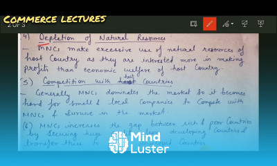 disadvantages of MNCs business organisation and management bcom bba mcom mba