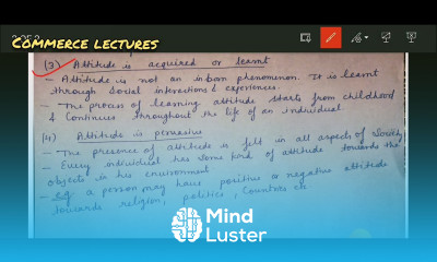 attitude and its features class 11 entrepreneurship development notes