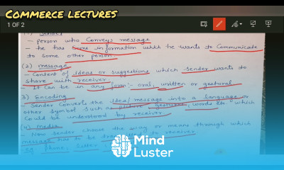 process of communication business organisation and management b com bba mba