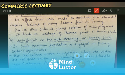 problems facing human capital formation class 12 Indian economic development