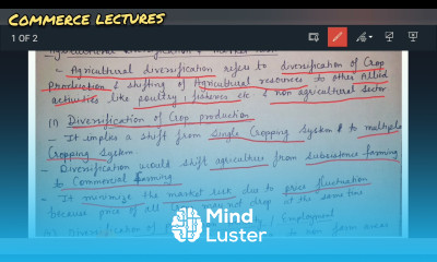 agricultural diversification and market risk class 12 Indian economic development