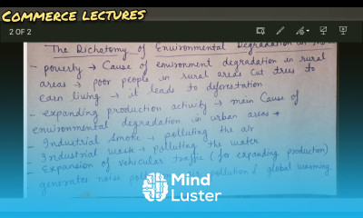 state of environment in india dichotomy of environmental degradation in india class 12 ied