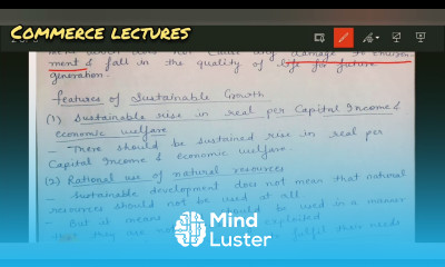 sustainable development features of sustainable development class 12 Indian economics notes