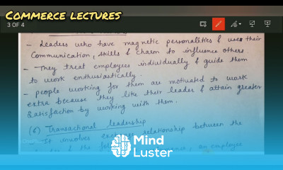 types of leaders business organisation and management b com bba mba leadership