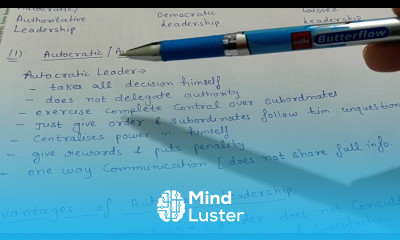 Autocratic leadership advantages disadvantages class 12 business organisation management