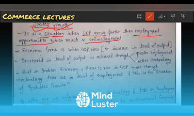 jobless growth why are we relying more on technology then employment class 12 Indian economy