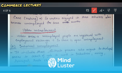 rural and urban unemployment disguised seasonal industrial educated unemployment class 12