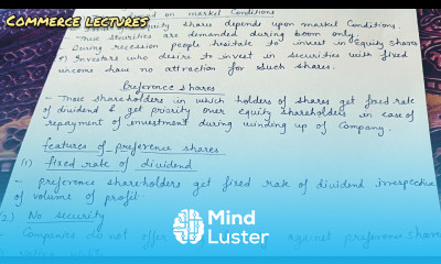 preference shares and features of preference shares class 11 business studies