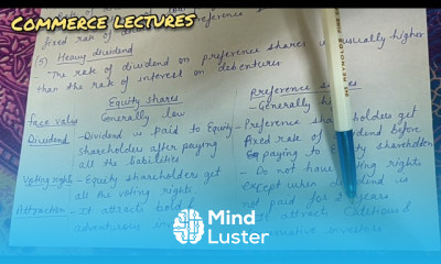 difference between equity shares and preference shares class 11 business studies