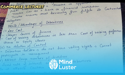 merits advantages of debentures class 11 business studies sources of business finance