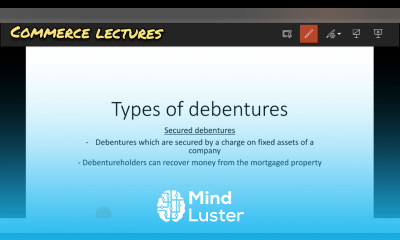 types of Debentures class 11 business studies