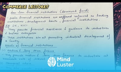 loans from financial institutions merits and limitations class 11 business studies