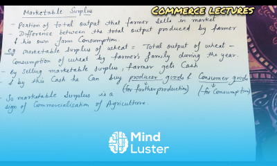 marketable surplus class 12 indian economic development