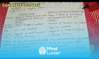 difference between internal trade and international business external trade class 11 bst