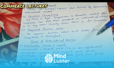 scope of international business class 11 business studies