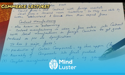 contract manufacturing meaning advantages and limitations class 11 business studies