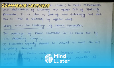 coping with the challenge of power generation class 12 indian economic development infrastructure