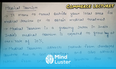 medical tourism class 12 indian economic development infrastructure