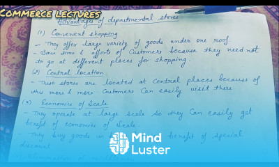 advantages and disadvantages of departmental stores class 11 business studies