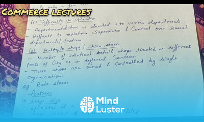 multiple shops chain stores features of multiple shops class 11 business studies