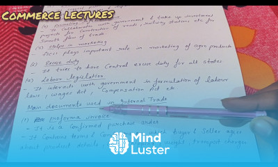 main documents used in internal trade terms of trade class 11 business studies